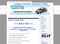 Webová stránka Carservice s.r.o.