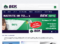 Webová stránka BEK Profi Centrum