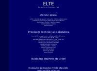Webová stránka ELTE spol. s r.o.