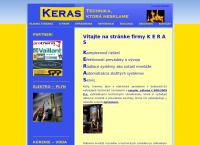 Webová stránka KERAS-TBZ s.r.o.