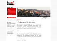 Webová stránka ADAMAT reality s.r.o.