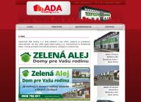 Webová stránka ADA trading s.r.o.