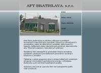 Webová stránka AFT BRATISLAVA s.r.o.