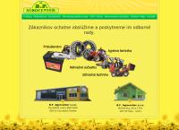 Webová stránka B.f. Agrocenter, S R.o.