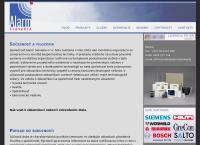 Webová stránka ALARM SLOVAKIA s.r.o.