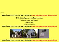 Webová stránka Guránová Alena