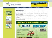 Webová stránka Arysta LifeScience Slovakia s.r.o.
