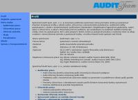 Webová stránka Audit Team, Spol. S.r.o.