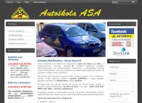 Webová stránka Autoškola Asa - Róbert Baranovic
