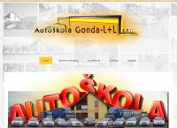 Webová stránka Autoškola Gonda - L+l S.r.o.