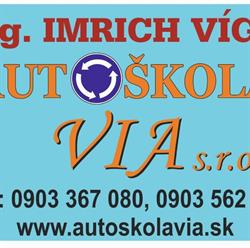 Ing. Imrich Vígh AUTOŠKOLA VIA