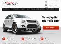 Webová stránka AutoTop service s.r.o.