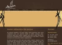 Webová stránka Reštaurácia Avalon s.r.o.