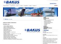 Webová stránka BAKUS International Spedition Logistik