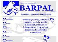 Webová stránka Barpal, Spol. S R.o.
