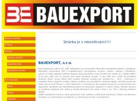 Webová stránka BAUEXPORT s.r.o.