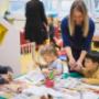 British International School, Bratislava - Teacher working with Nursery children