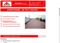 Webová stránka BITUMEX s.r.o.