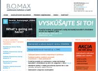 Webová stránka B.O.MAX Bratislava s.r.o.