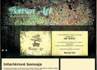 Webová stránka Bonsai art