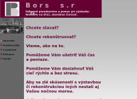 Webová stránka BORS s.r.o.
