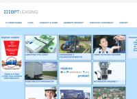 Webová stránka BPT Leasing a.s.