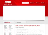 Webová stránka C. B. K. Spol. S R.o