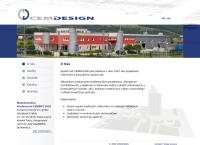 Webová stránka Cemdesign, Spol. S R.o.