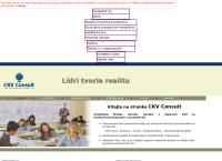 Webová stránka CKV Consult s.r.o.