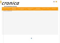 Webová stránka Cronica S. r. o.