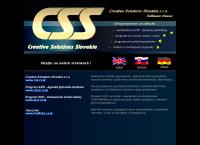 Webová stránka Creative Solutions Slovakia s.r.o.