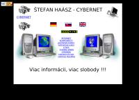 Webová stránka Cybernet Štefan Haász
