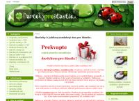 Webová stránka Darčeky Pre Šťastie