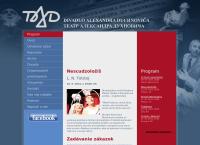 Webová stránka Dad Divadlo Alexandra Duchnovica
