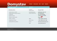 Webová stránka DOMYSTAV s.r.o.