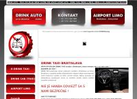 Webová stránka Drink Auto s.r.o.