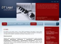 Webová stránka Dt Legal S.r.o.