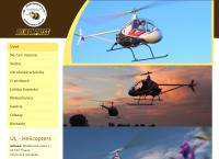 Webová stránka UL - Helicopters s.r.o.