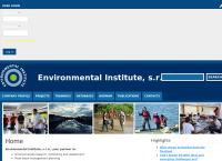 Webová stránka Environmental Institute s.r.o.
