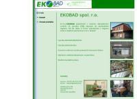 Webová stránka Ekobad Spol. S R.o.