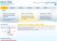 Webová stránka EKO-FBB spoločnosť s ručením obmedzeným