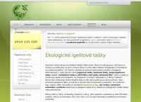 Webová stránka Ekologické tašky