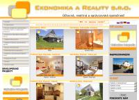 Webová stránka Ekonomika a reality s.r.o.