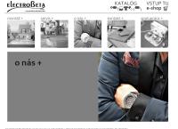 Webová stránka Electrobeta S.r.o.