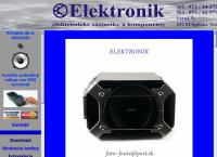 Webová stránka Elektronik
