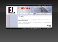 Webová stránka Elmarcos s.r.o.