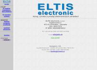 Webová stránka Eltis Electronic S.r.o.