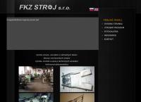 Webová stránka Fkz Stroj, S R.o.