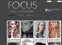 Webová stránka FOCUS MODEL MANAGEMENT s.r.o.