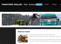 Webová stránka FRANTIŠEK KOLLÁR - Píla Šuňava